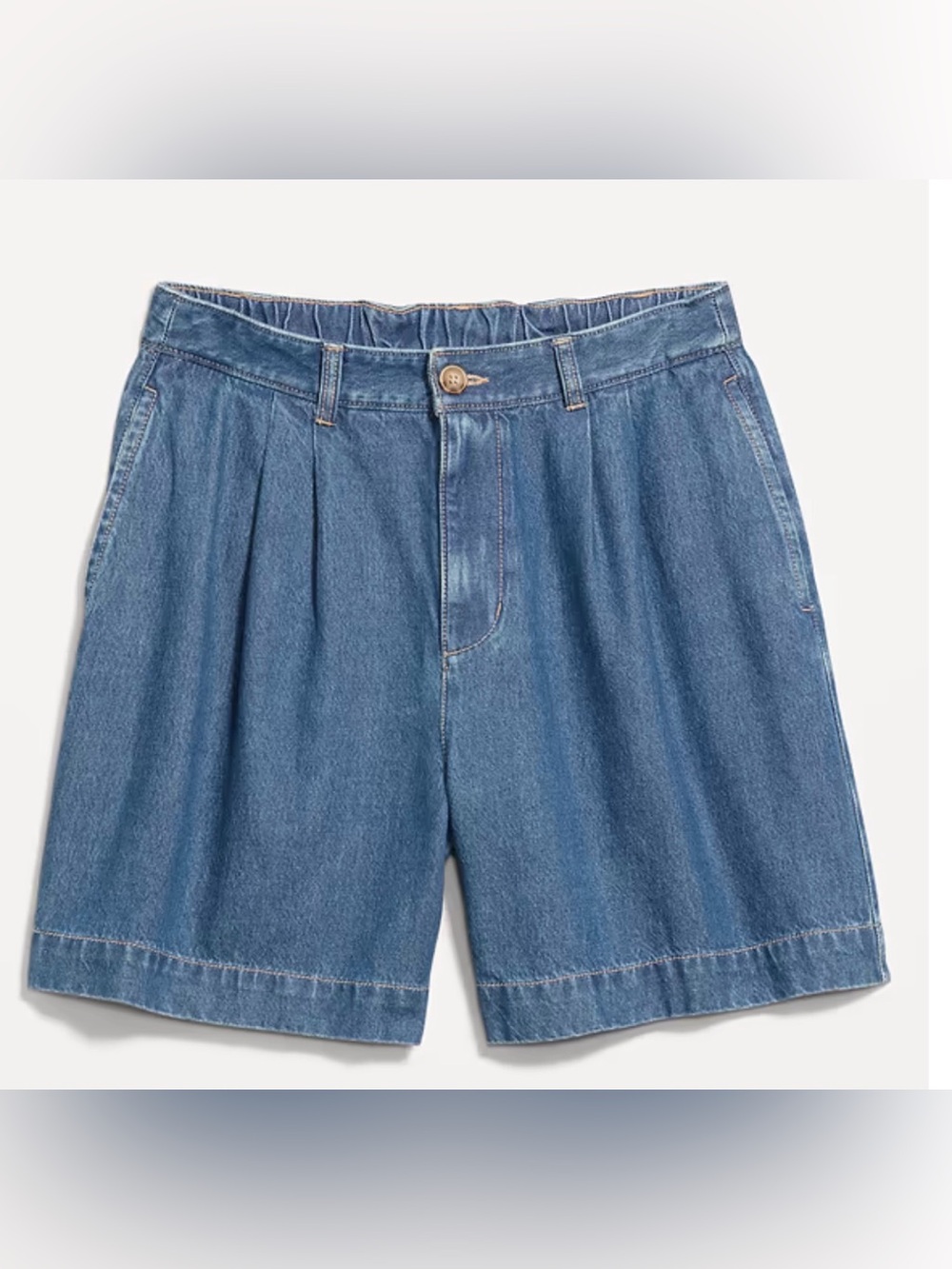 OG Chino Relaxed Denim Shorts - Blue size Medium 4”inseam